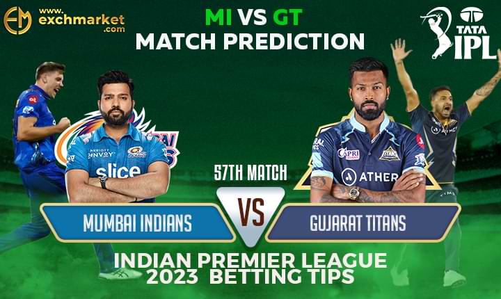 MI vs GT: 57th IPL Match Prediction