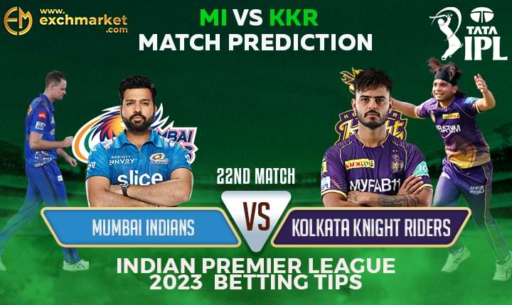 MI vs KKR: 22nd IPL Match Prediction