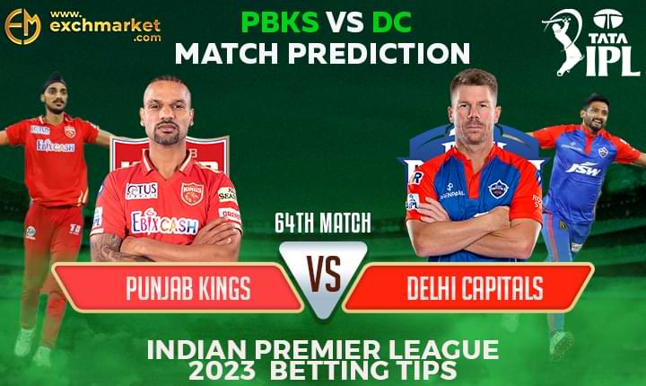 PBKS vs DC: 64th IPL Match Prediction
