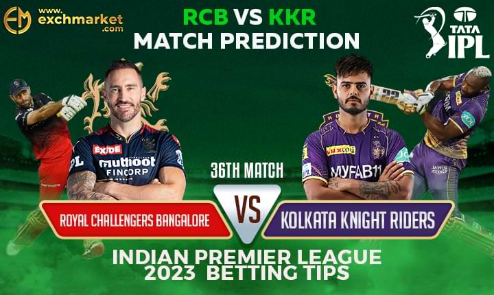 RCB vs KKR: 36th IPL Match Prediction