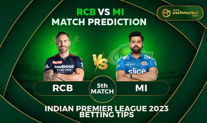RCB vs MI: 5th IPL Match Prediction