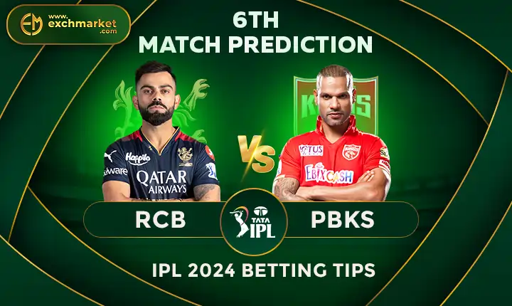 RCB vs PBKS: IPL 2024 6th Match Prediction
