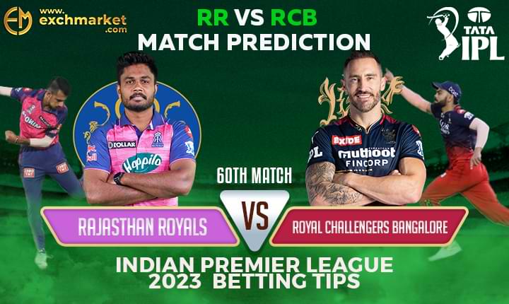 RR vs RCB: 60th IPL Match Prediction